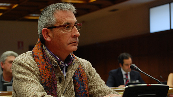 Fotografía de Jesús Martín en el Senado