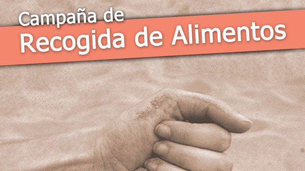 Imagen del cartel de recogida de alimentos